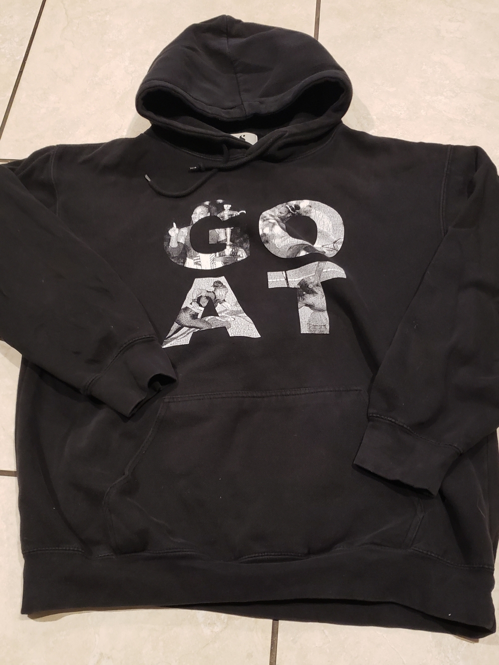 GOAT Black Graphic Hoodie - Black